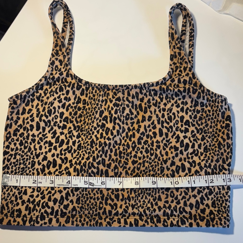 Forever 21 Leopard Print Tank Top Sz M - Picture 2 of 4